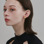 ciite' シーテ イヤリング 【 金属アレルギー対応 】 ぷっくりマットイヤリング サージカルステンレス (両耳用)