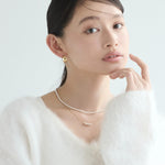 ciite' シーテ ネックレス 【 金属アレルギー対応 】 小ぶり淡水パールネックレス サージカルステンレス