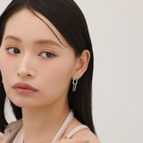 ciite' シーテ ピアス（両耳用） 【 金属アレルギー対応 】 オーバルピアス サージカルステンレス (両耳用)