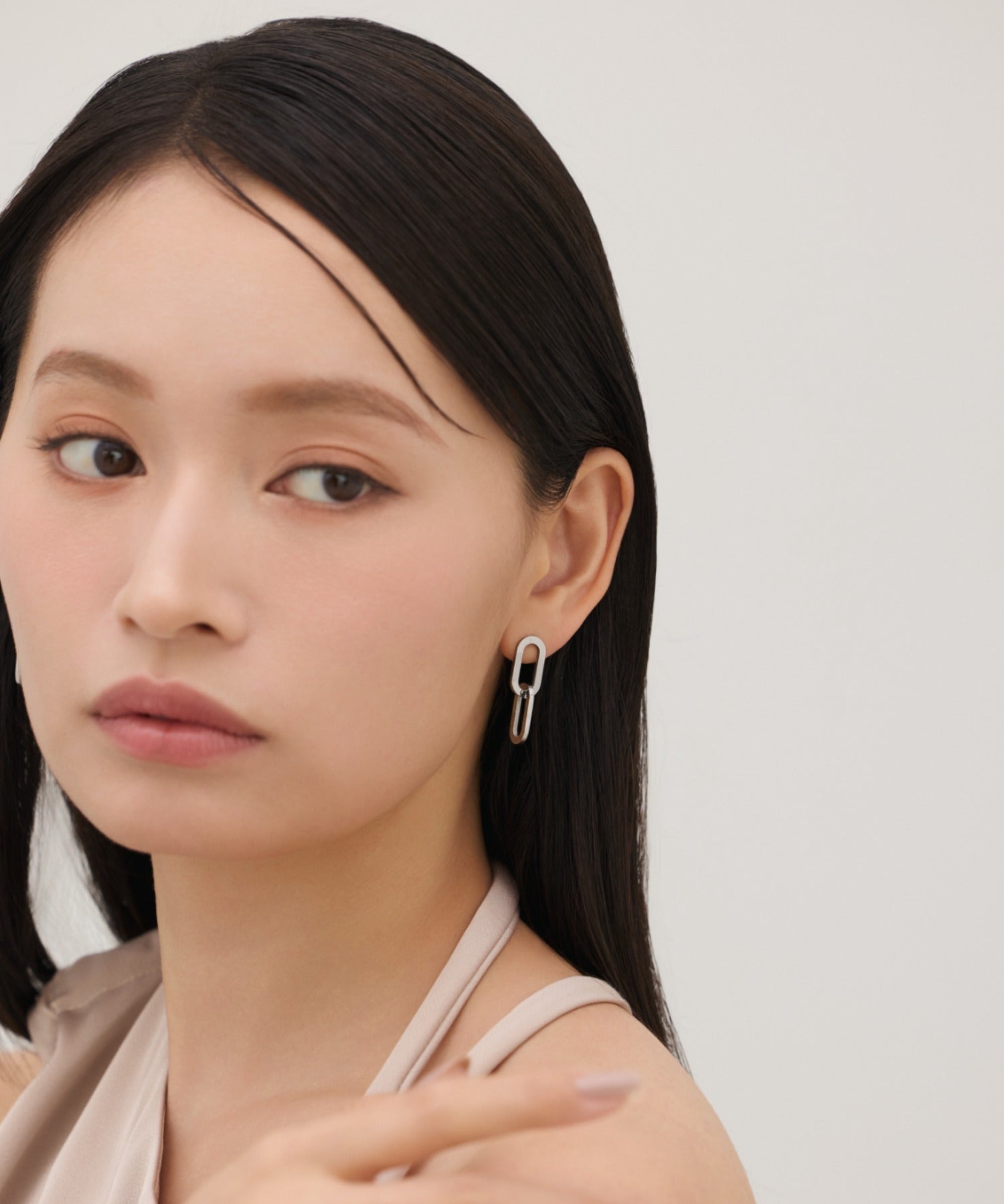 ciite' シーテ ピアス（両耳用） 【 金属アレルギー対応 】 オーバルピアス サージカルステンレス (両耳用)