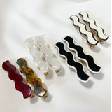 ciite' シーテ ヘアアクセサリー ウェーブデザインヘアピン 2個セット