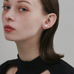 ciite' シーテ イヤリング 【 金属アレルギー対応 】 シンプルパールイヤリング サージカルステンレス (両耳用)