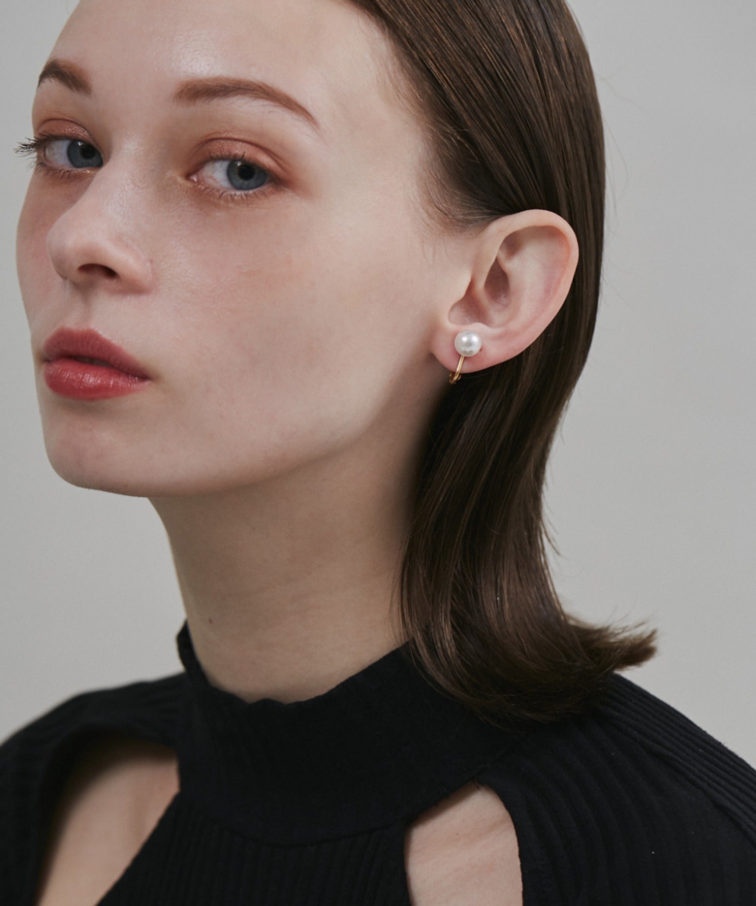 ciite' シーテ イヤリング 【 金属アレルギー対応 】 シンプルパールイヤリング サージカルステンレス (両耳用)