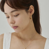 ciite' シーテ ピアス（両耳用） 【 金属アレルギー対応 】オーバルフープピアス サージカルステンレス（両耳用）