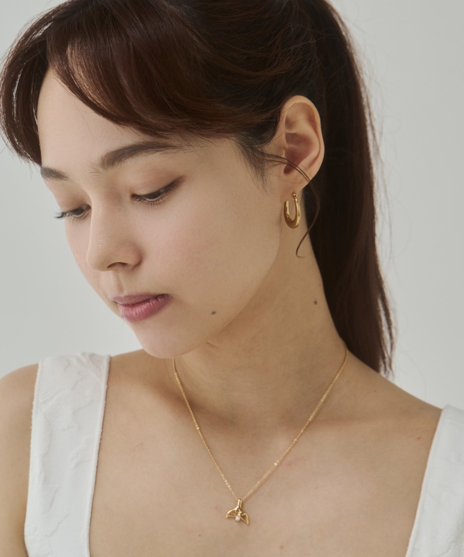ciite' シーテ ピアス（両耳用） 【 金属アレルギー対応 】オーバルフープピアス サージカルステンレス（両耳用）