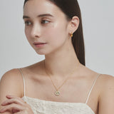 ciite' シーテ ネックレス 【 金属アレルギー対応 】 ビジューコインネックレス サージカルステンレス