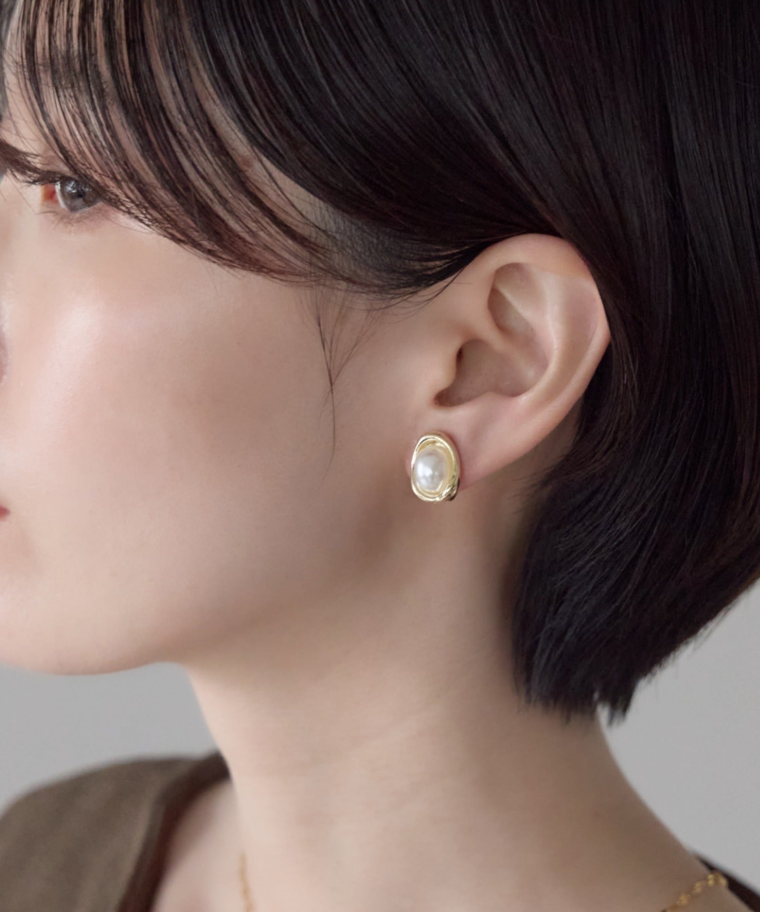 ciite' シーテ イヤリング シリコン付 デザインパール イヤリング