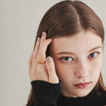 ciite' シーテ リング 【 金属アレルギー対応 】 2連リング サージカルステンレス