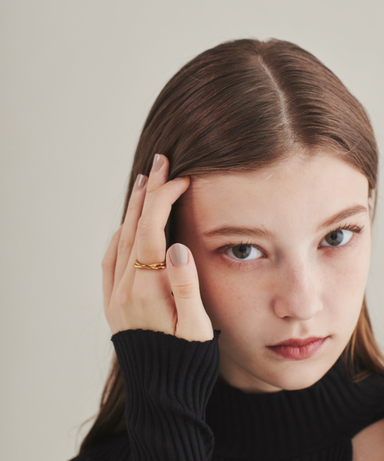 ciite' シーテ リング 【 金属アレルギー対応 】 2連リング サージカルステンレス