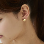 ciite' シーテ ピアス（両耳用） 【 金属アレルギー対応 】デザインハートピアス サージカルステンレス（両耳用）