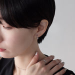 ciite' シーテ イヤリング シリコン付 ノットデザイン イヤリング