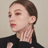 ciite' シーテ ピアス（両耳用） 【 金属アレルギー対応 】 シンプルフープピアス サージカルステンレス (両耳用)