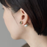 ciite' シーテ ピアス（両耳用） ビジューパールピアス
