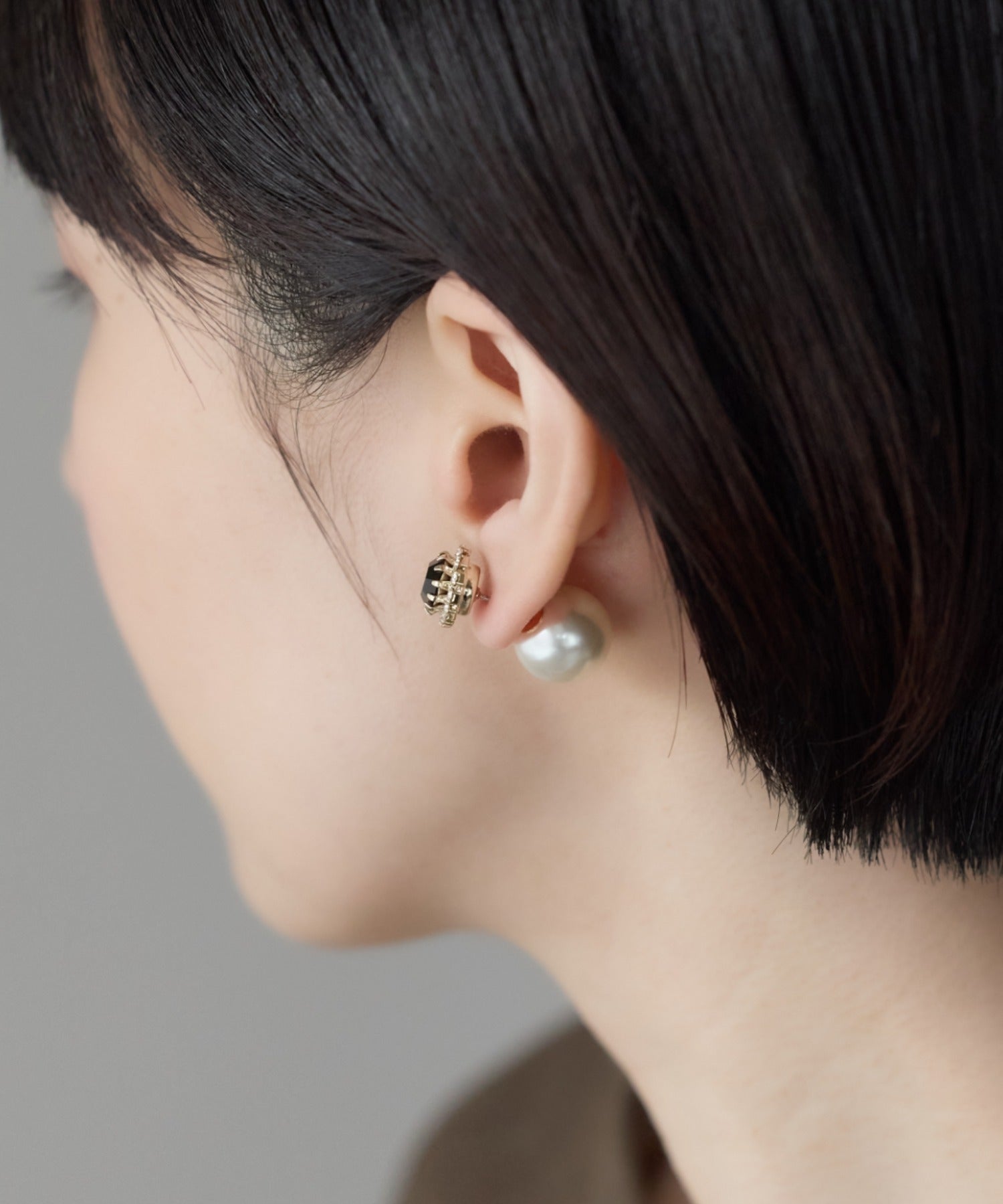 ciite' シーテ ピアス（両耳用） ビジューパールピアス