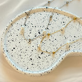 【 金属アレルギー対応 】 スイングパーリーネックレス サージカルステンレス