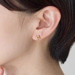 ciite' シーテ ピアス（両耳用） 【金属アレルギー対応】スクエアデザイン ピアス