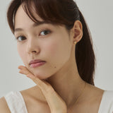 ciite' シーテ ピアス（両耳用） 【 金属アレルギー対応 】フラワービジューピアス サージカルステンレス（両耳用）