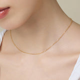 ciite' シーテ ネックレス 【 金属アレルギー対応 】 シンプルチェーンネックレス サージカルステンレス
