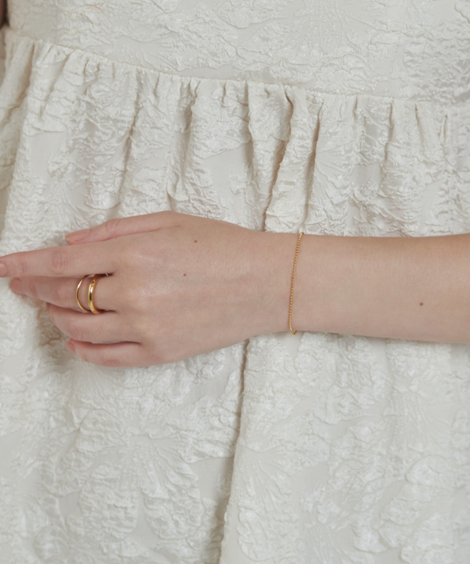 ciite' シーテ ブレスレット 【 金属アレルギー対応 】 シンプルボールチェーンブレスレット サージカルステンレス