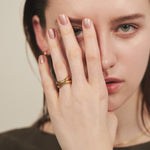 ciite' シーテ リング 【 金属アレルギー対応 】 クロスリング サージカルステンレス