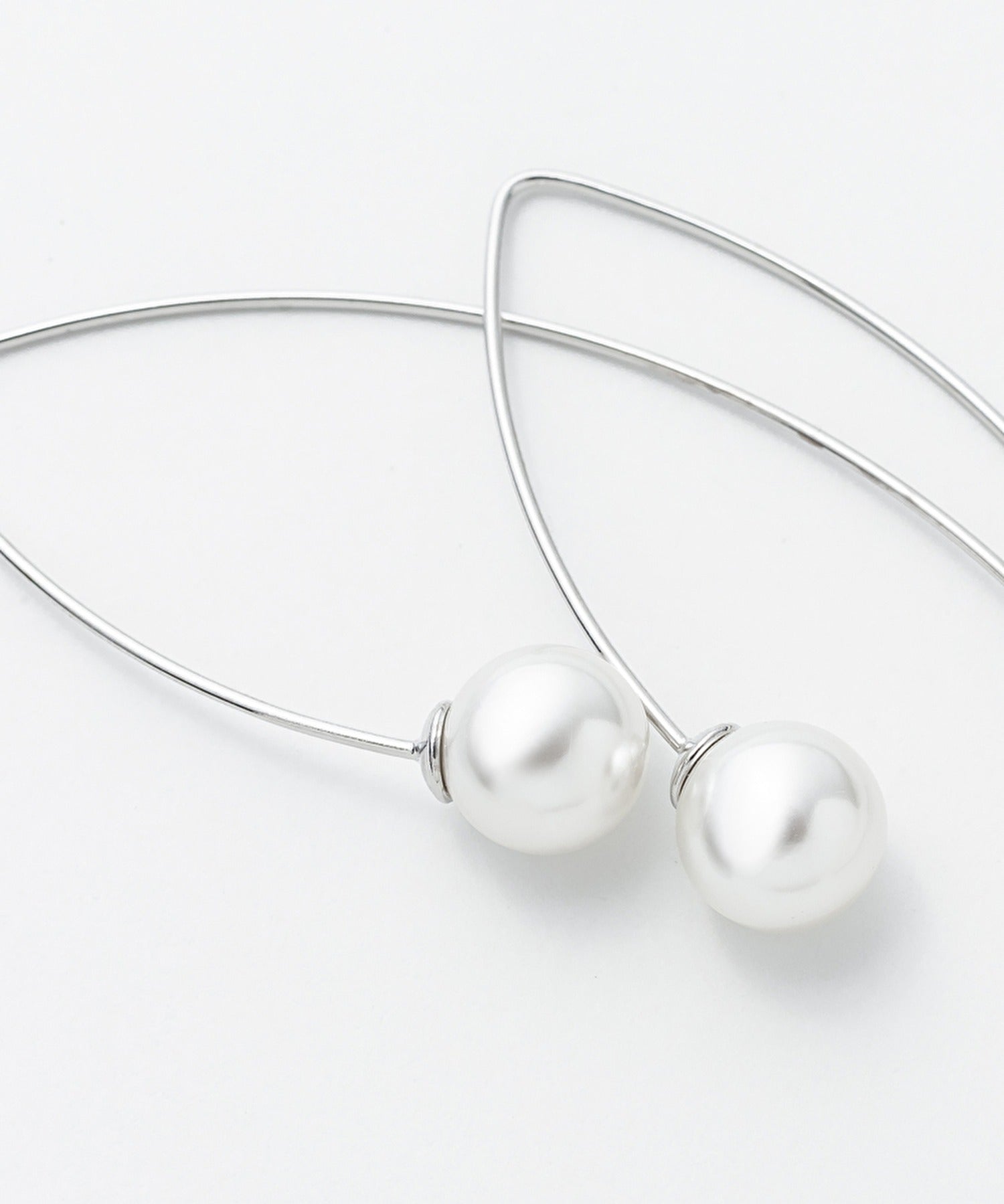 ciite' シーテ ピアス（両耳用） パールフックピアス (両耳用)