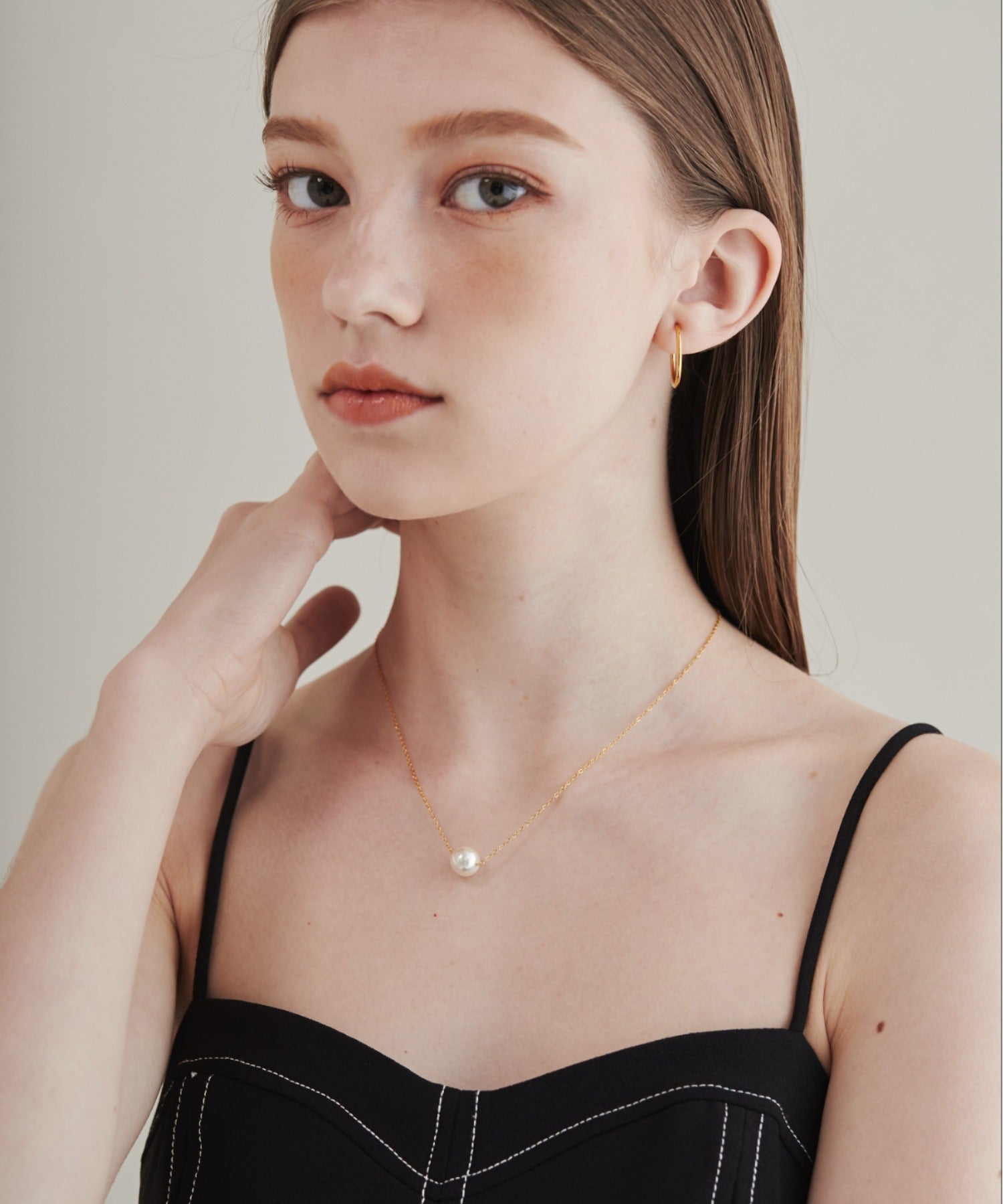 ciite' シーテ ネックレス 【 金属アレルギー対応 】 パールネックレス サージカルステンレス