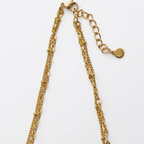 ciite' シーテ ネックレス 【 金属アレルギー対応 】 2連チェーンネックレス サージカルステンレス