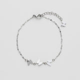 ciite' シーテ ブレスレット 【 金属アレルギー対応 】 バタフライ ブレスレット サージカルステンレス