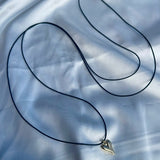 ciite' シーテ ネックレス メタルハートトップ コードチョーカー / ネックレス