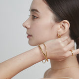 ciite' シーテ ブレスレット 【 金属アレルギー対応 】 クロスバングル サージカルステンレス