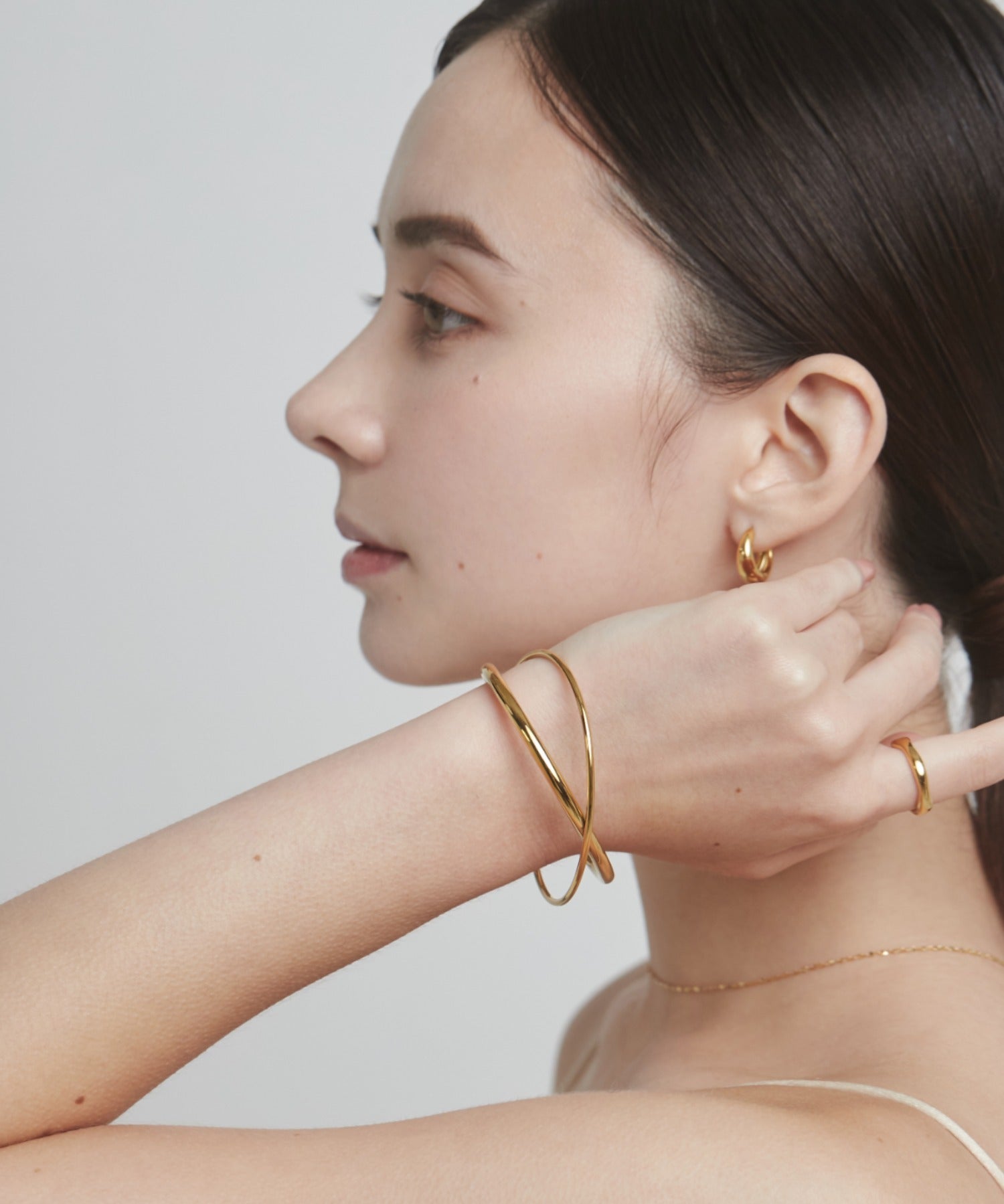 ciite' シーテ ブレスレット 【 金属アレルギー対応 】 クロスバングル サージカルステンレス