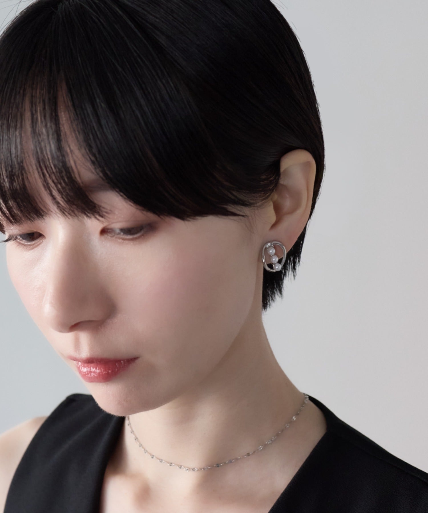 ciite' シーテ イヤリング シリコン付 デザインパール イヤリング