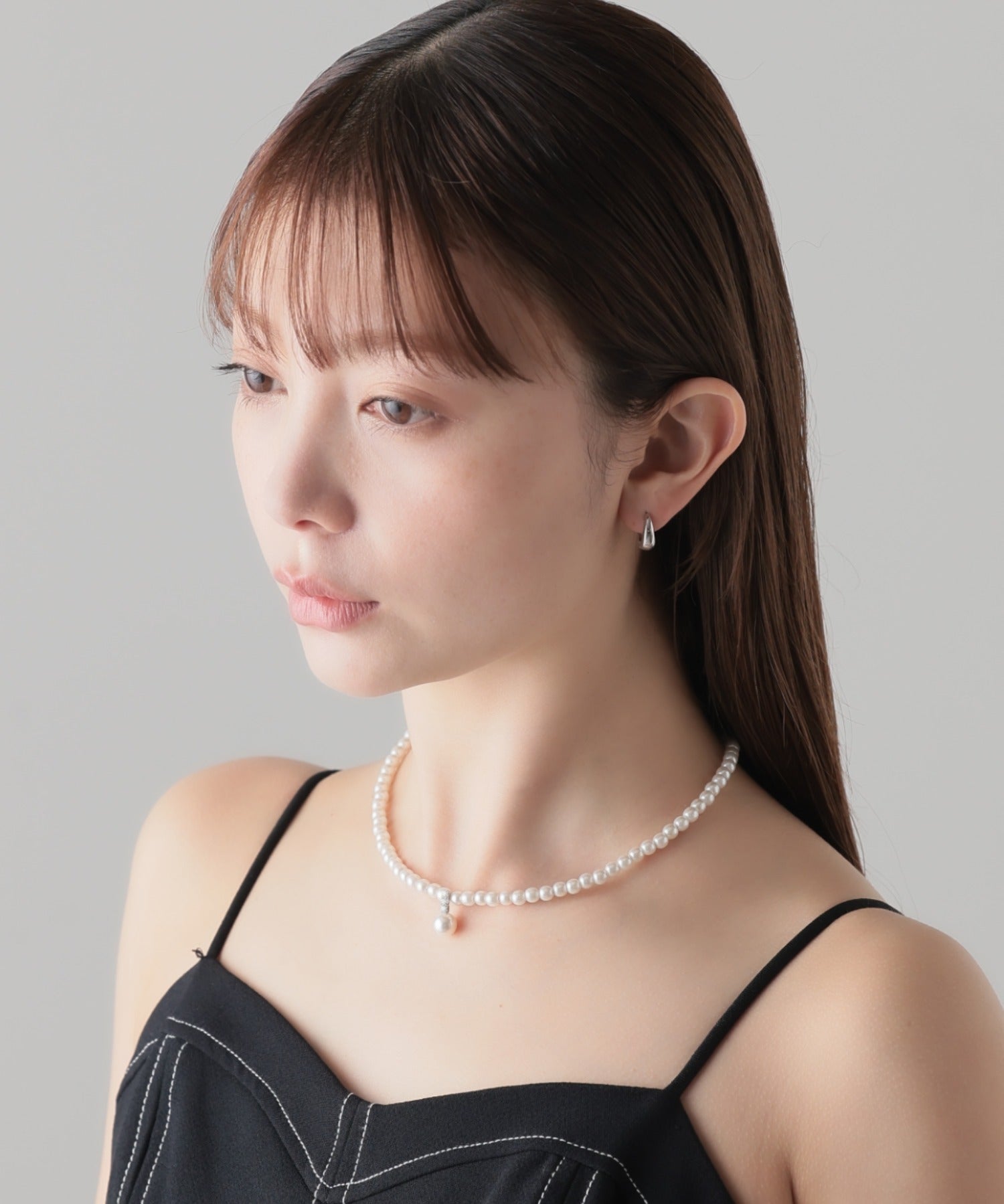 ciite' シーテ ネックレス パールビジュー ネックレス