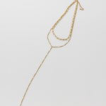 ciite' シーテ ネックレス 【 金属アレルギー対応 】 2連ロングネックレス サージカルステンレス