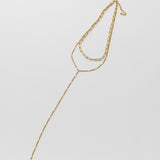 ciite' シーテ ネックレス 【 金属アレルギー対応 】 2連ロングネックレス サージカルステンレス