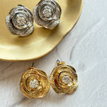 ciite' シーテ ピアス（両耳用） フラワービジューピアス（両耳用）