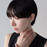 ciite' シーテ イヤリング シリコン付 フラワーデザイン イヤリング