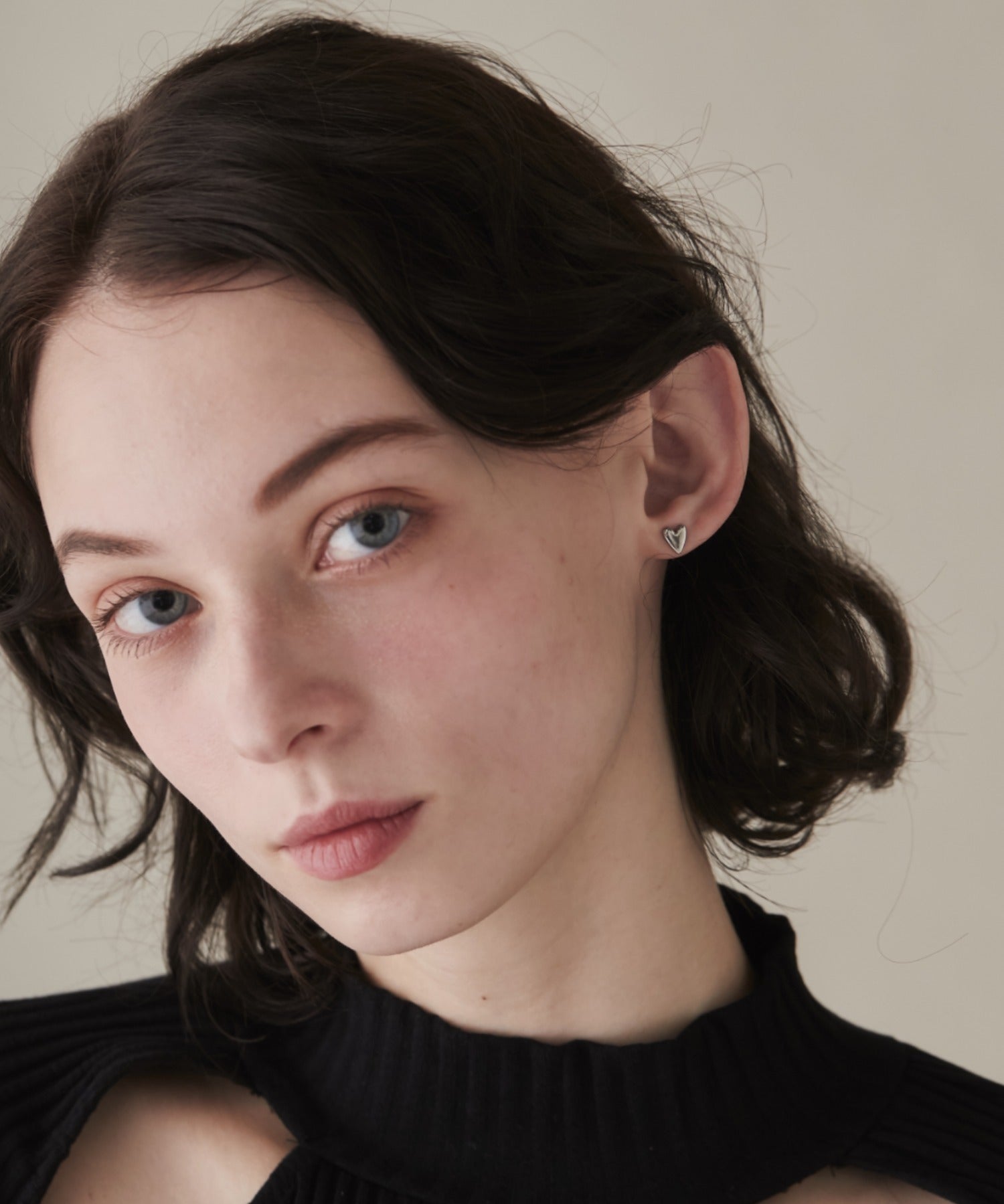 ciite' シーテ ピアス（両耳用） 【 金属アレルギー対応 】 ミニハートピアス サージカルステンレス (両耳用)