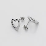 ciite' シーテ ピアス（両耳用） 【 金属アレルギー対応 】 ハートモチーフピアス サージカルステンレス (両耳用)