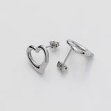 ciite' シーテ ピアス（両耳用） 【 金属アレルギー対応 】 ハートモチーフピアス サージカルステンレス (両耳用)