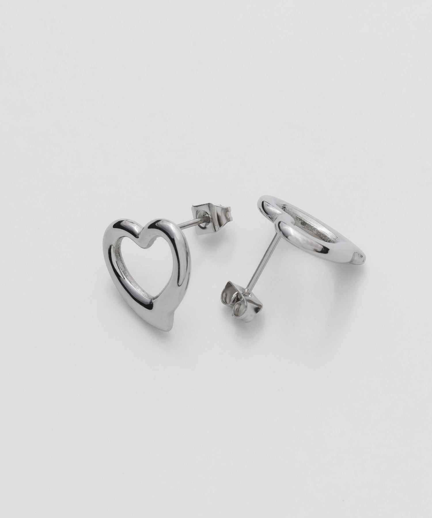 ciite' シーテ ピアス（両耳用） 【 金属アレルギー対応 】 ハートモチーフピアス サージカルステンレス (両耳用)