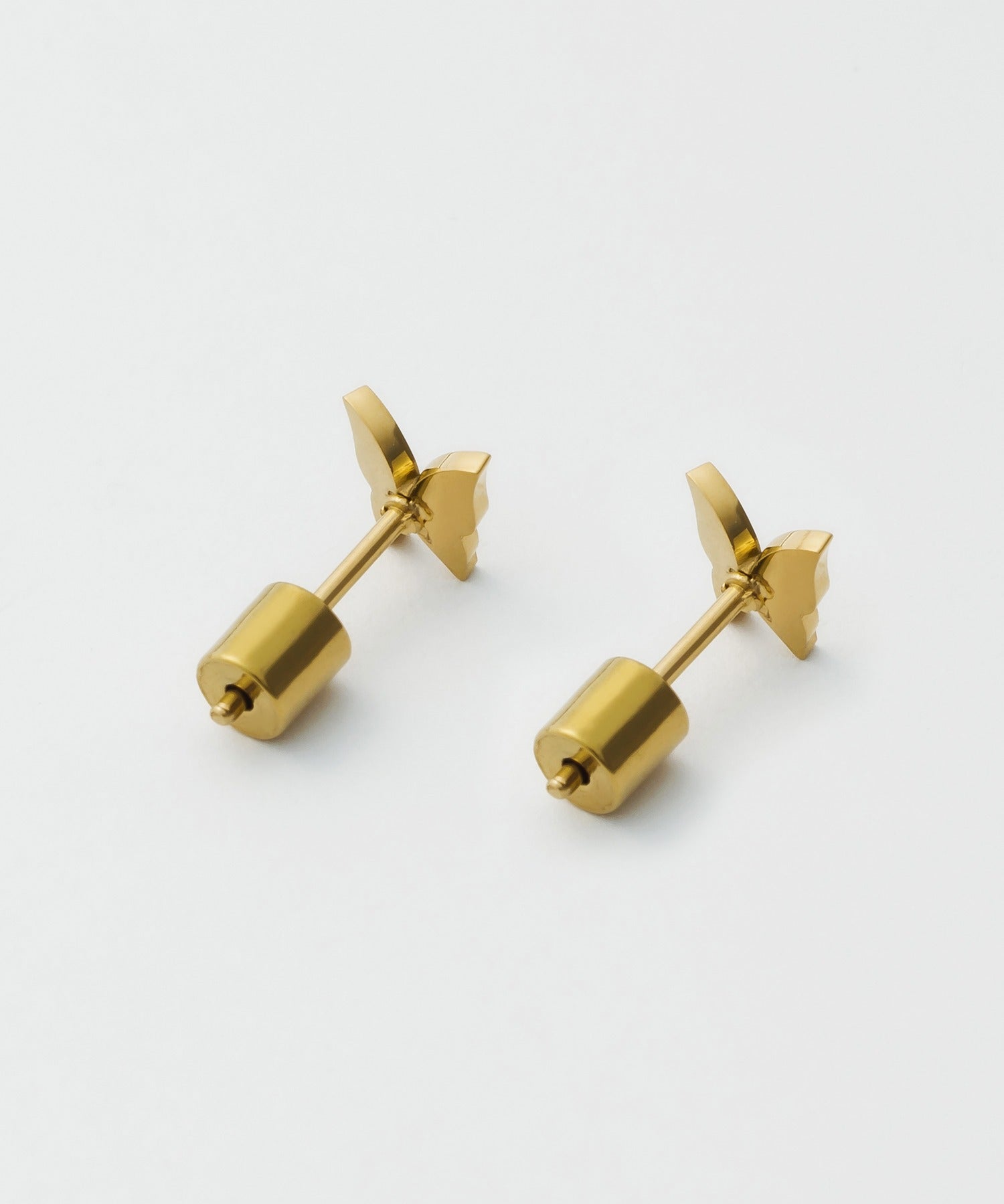 ciite' シーテ ピアス（両耳用） 【 金属アレルギー対応 】 ミニバタフライモチーフピアス サージカルステンレス (両耳用)