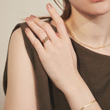 ciite' シーテ リング 【 金属アレルギー対応 】シンプルリング 4個セット サージカルステンレス