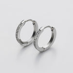 ciite' シーテ ピアス（両耳用） 【 金属アレルギー対応 】 ビジューフープピアス サージカルステンレス (両耳用)