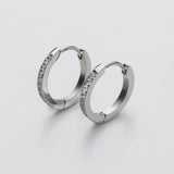 ciite' シーテ ピアス（両耳用） 【 金属アレルギー対応 】 ビジューフープピアス サージカルステンレス (両耳用)