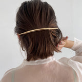 ciite' シーテ バレッタ/ヘアクリップ ワイドムーンバレッタ