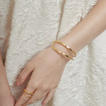 ciite' シーテ ブレスレット 【 金属アレルギー対応 】 2ラインバングル / ブレスレット サージカルステンレス