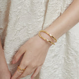 ciite' シーテ ブレスレット 【 金属アレルギー対応 】 2ラインバングル / ブレスレット サージカルステンレス