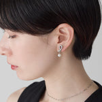 ciite' シーテ イヤリング シリコン付 デザインパールビジュー イヤリング