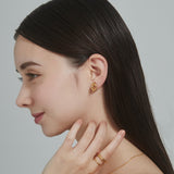 ciite' シーテ イヤリング 【 金属アレルギー対応 】 ノット イヤリング サージカルステンレス (両耳用)